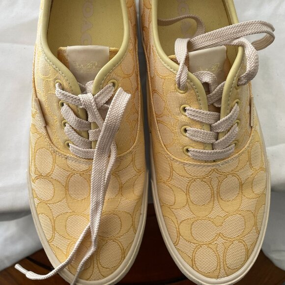Coach Yellow Sneakers - Picture 3 of 4